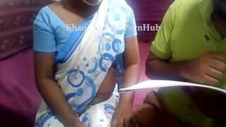 Sri Lankan Teacher with her Student having Sex & Sleazy Talks ක්ලාස් ආපු කොල්ලත් එක්ක ටීචර් ගත්තු සැප