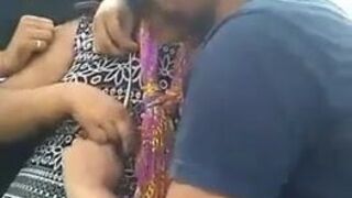 Delhi skank outdoor kissing with 2 boys full hindi