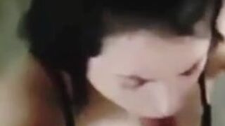 Alluring Pale Turkish Teenie Nasty Talk and Laugh During BLOWJOB