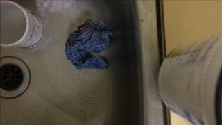 BIG BEAUTIFUL WOMAN Pisses in a kinky bowl at work