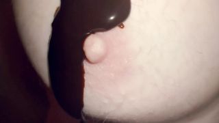 HD Slow Motion Queer Goth FTM In Monster Drag Spank and Masturbation Chocolate Syrup Food Bizarre Ch