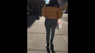 candid jiggly booty pawg slutty jeans