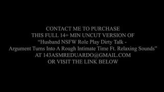 Man NSFW Role Play Nasty Talk - Argument Turns Into A Rough Intimate Time Ft. Relaxing Sounds, +