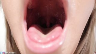 Hungry Giantess Swallows Small Person