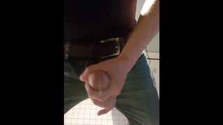 Horny Dude jerking off to stepmom during family diner and talks kinky (with SPERM SHOT)