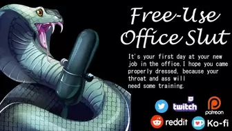 Erotic Audio | You are a Free Use Office Skank | Throat and Anal Training in the Office | ASMR