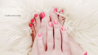 Toes and feet joi with Carlycurvy!