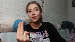 Cuck-Old humiliation sleazy talk and JOI from your sweet GF Evelyn