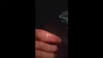 Nasty talking lover shoots a wide load in the car