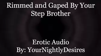 Step Brother Pumps Your Virgin Butt [Rimming] [Anal] (Erotic Audio for Women)