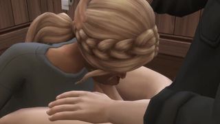 Mega Sims-Cheating wifey gets blowbanged by strangers in front of cuck fiance (Sims four)