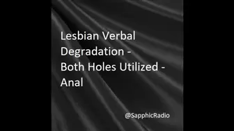 Lezbo Dirtytalk Degradation Audio - Both holes utilized - ANAL [F4F]