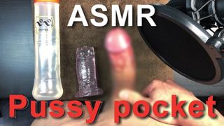 【ASMR】オナホのグチョグチョたっぷり射精　fleshlight creampie【Pocket Pussy】