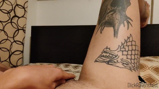 Wet Dick Masturbate, Cute Moaning While Sperm Dripping, Nice Dong - DickRavenchest