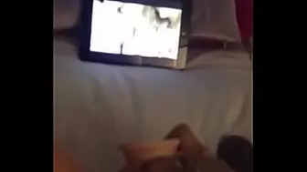 Sexy Milf masturbating while watching porn and talking kinky