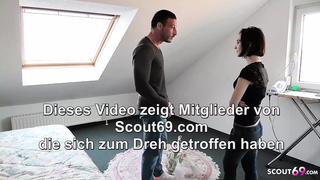 German Cougar Cuck must watch while his Fresh ex-wife Rammed by Neighbour