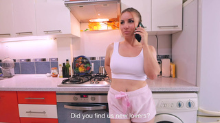 Cheating wifey drilled in the kitchen Andre Love 4k ENG sub