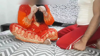 Desi stepsis took her stepbro room for a night where he want to sleep with sweet teenie stepsister in hindi