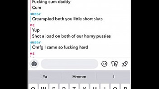 Sexting and Cuckolding Hubby on Snap chat