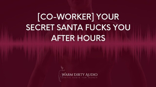 [Co-worker] Your Hidden Santa Rides you after hours [Dirty Talk, Erotic Audio for Women]