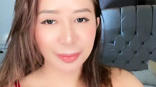 Charming Indonesian streamer Sofia Hilda big boobs masturbation