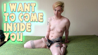 Tomboy Wants To Spunk Inside Your Butt With A Enormous Clear Wang