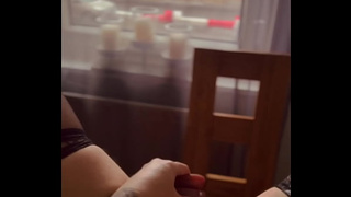 Window cunt play with sleazy talking